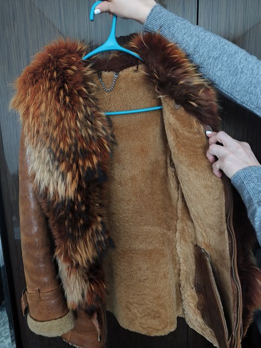Дублёнка натуральная с мехом