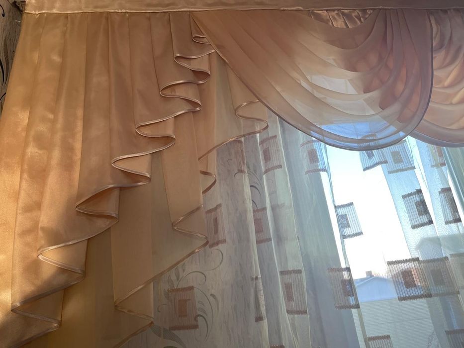 Тюль с ламбрикеном