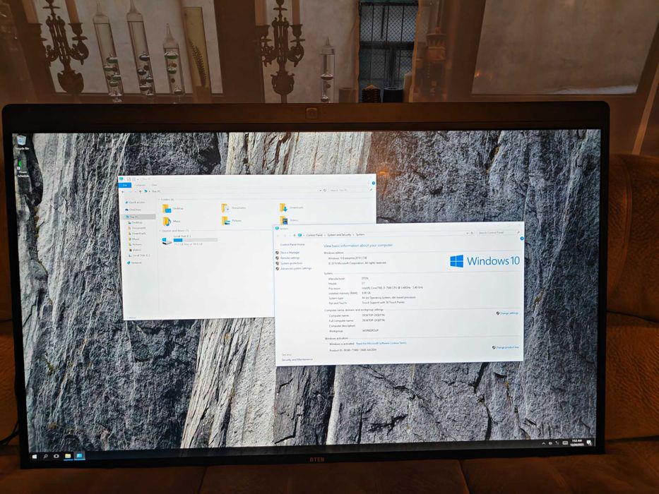 Pc all in one Monitor profesional cu touchscreen 140cm 55inch