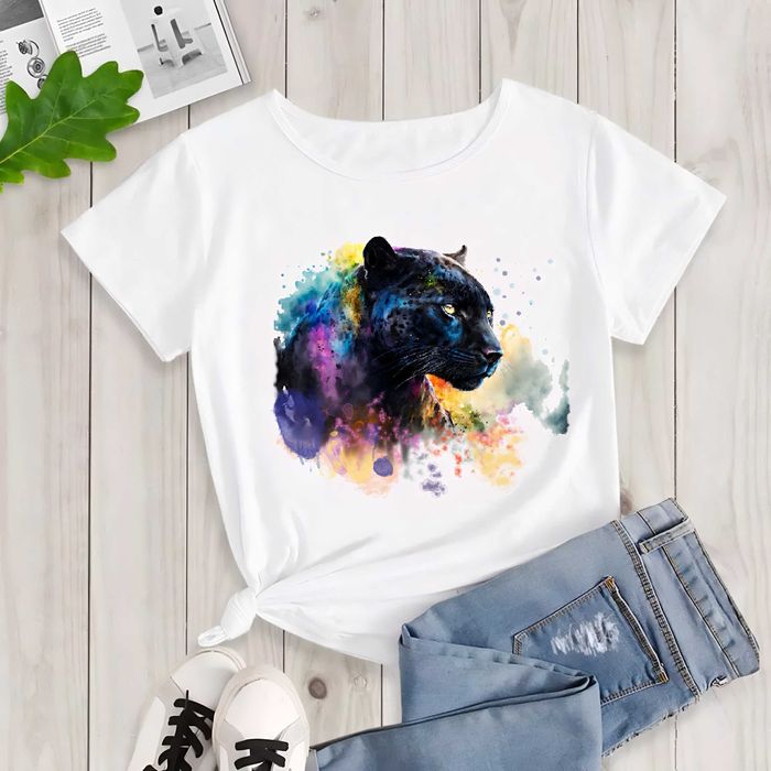 Тениска - черна пантера