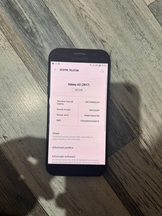 Vând Samsung A5 ! Stare foarte bună
