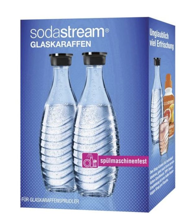 Комплект от 2 стъклени бутилки Sodastream,0.7мл,Crystal или Penguin