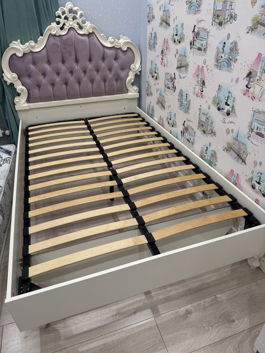 Кровать односпальная +матрас