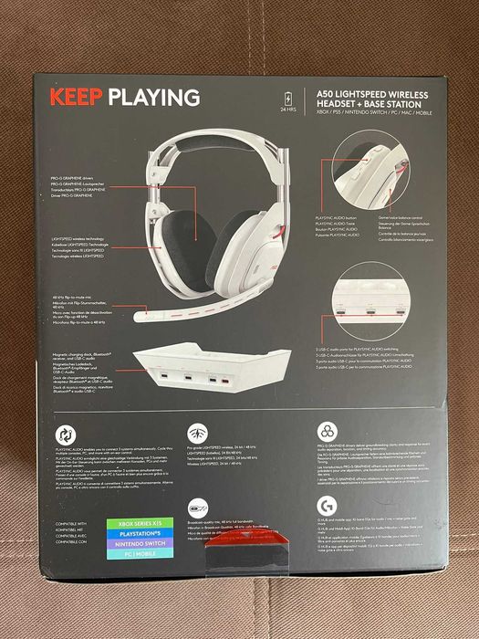 Casti Gaming wireless Logitech Astro A50 Statie incarcare Noi Sigilate