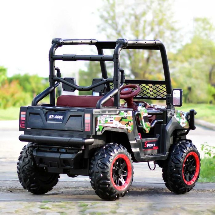 Детско Акумулаторно Бъги Super-Carrier UTV, 4x4, 140W, 12V/7Ah