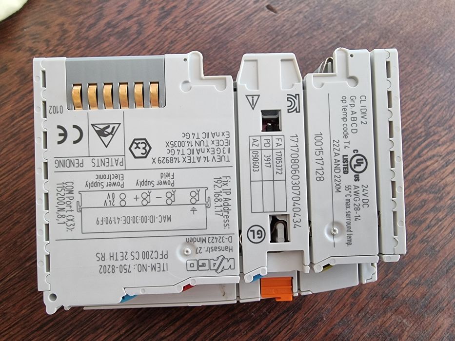 Wago controller 750-8202