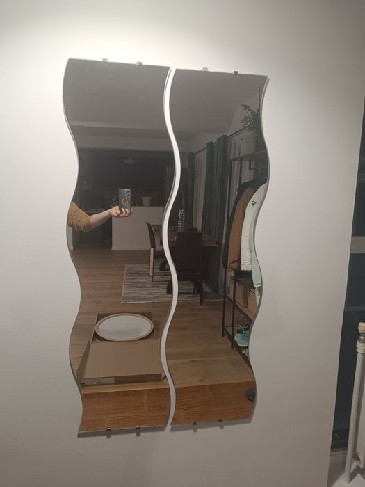 Oglinda ondulată - 2 buc