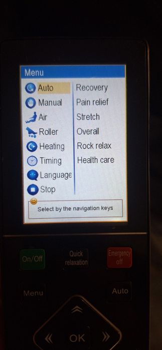 Fotoliu pentru masaj