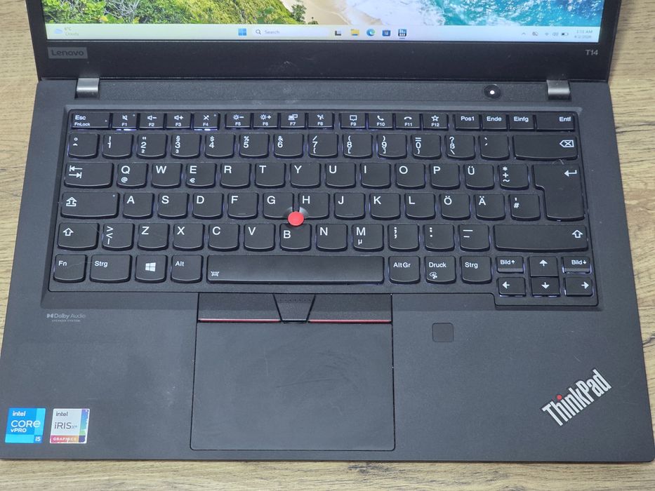 Laptop Lenovo T14 gen 2 I5 gen 11, 8gb, ssd 256,
