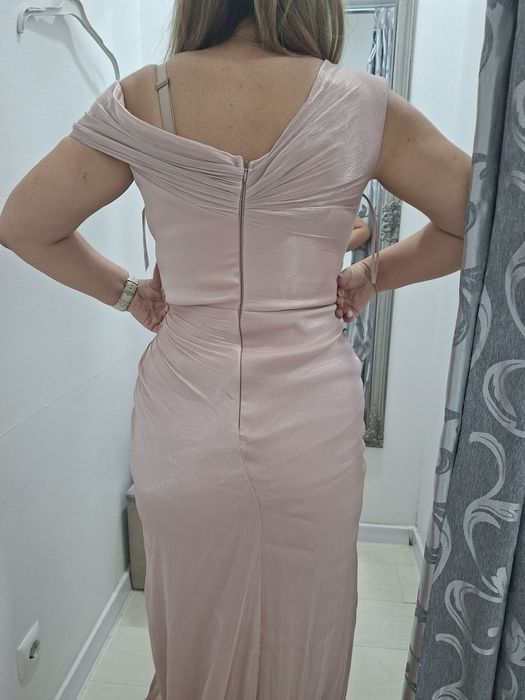 Rochie voal/matase