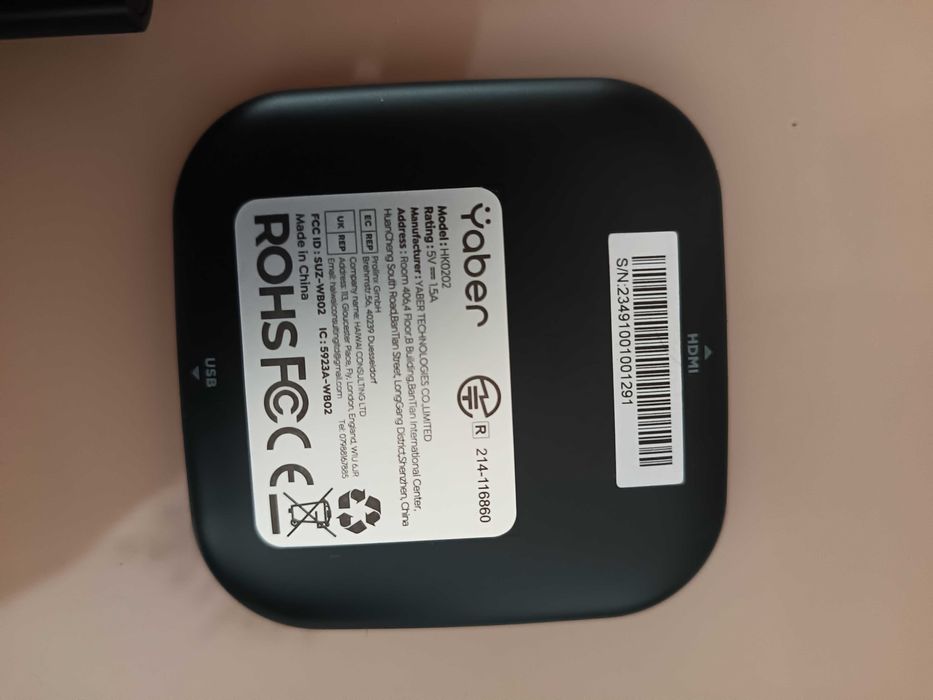 Видео проектор Yaber K2 800 ANSI 1080P Full HD, Вграден TV Dongle