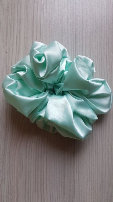 Скрънчи от сатен цвят по избор Ластик за коса #Скрънчи