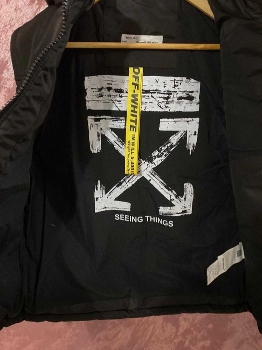 Vand vesta groasa off white