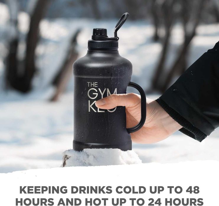 Термо бутилка Фитнес Спорт Туризъм Манерка Термос вода метална 2 литра