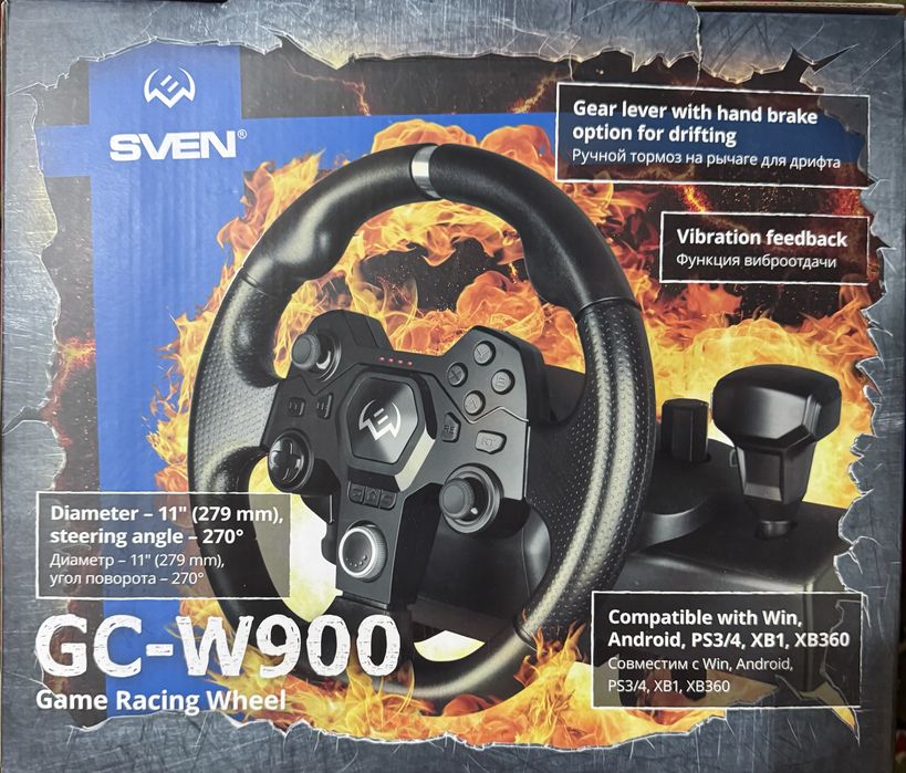 Игровой контроллер SVEN GC-W900 черный