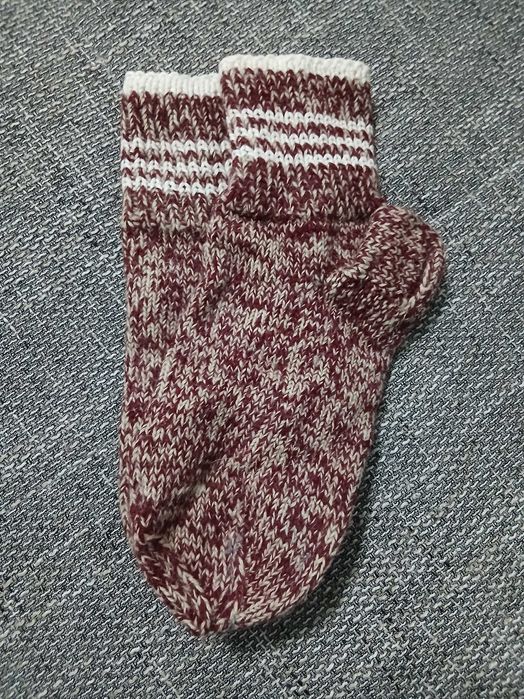 Șosete de lână croșetate manual – mărimi 39-46, diverse culori CALTUNI