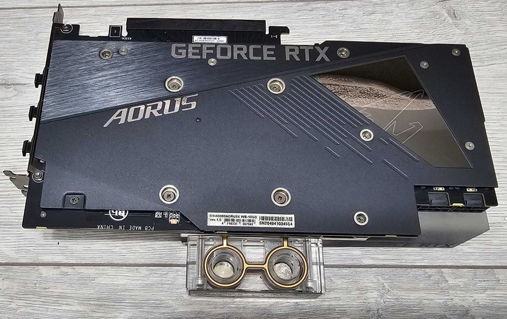 Placa video AORUS GeForce RTX 3080 XTREME WATERFORCE WB 10G Rev 1.0