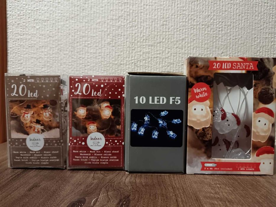 Нови  Коледни  адвент календари Зайче и  MAGIC VILLAGE.LED гирлянди.