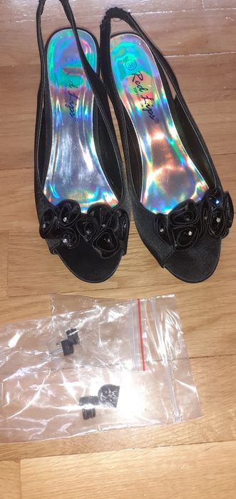 Set elegant pantofi toc mic+poseta
