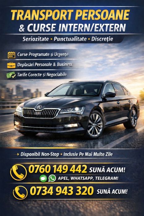 Șofer privat | Transfer intern & extern