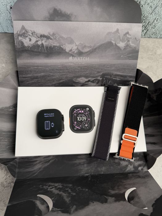 100% Apple Watch ULTRA 3 (3nd generation) / 49mm  Black Titanium