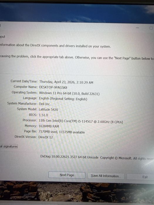 Dell Latitude 5420 i5 / 16GB RAM / 256GB SSD – impecabil, ca nou