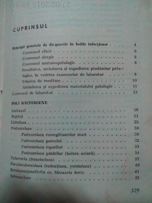 Ghid De Diagnostic în Bolile Infecţioase Ale Animalelor,M. Pop, ,1981