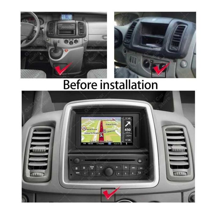 Мултимедия с Android за Renault Trafic Opel Vivaro NIssan Primastar