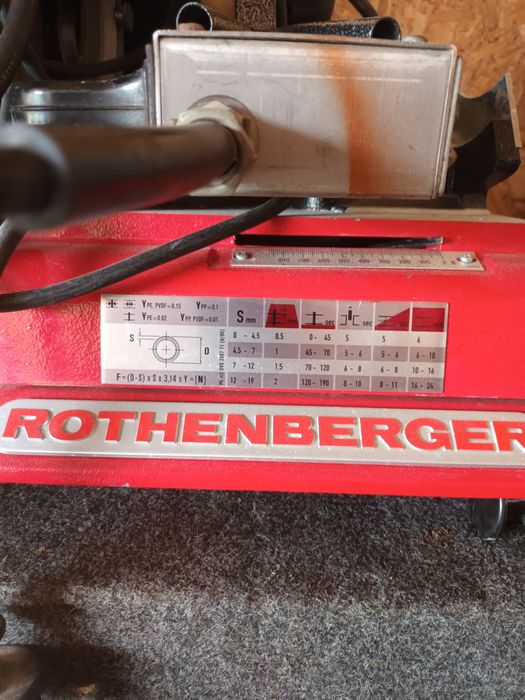 Masina de sudat țevi  cap la cap/ Plita sudat ROTHENBERGER