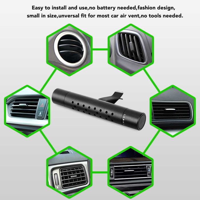 Дълготраен ароматизатор за кола с етерични масла или сестествен парфюм