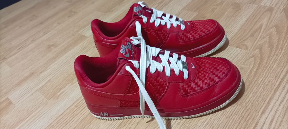 Nike Air Force 1 Low 07 LV8 Woven Gym Red