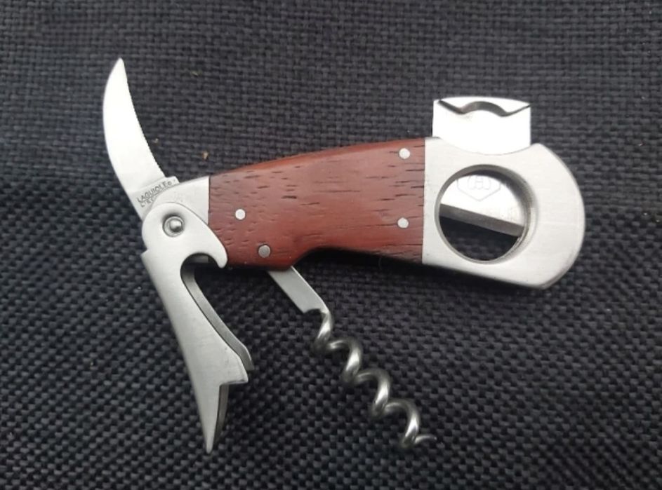 Луксозна отварачка за вино с резачка за пури LAGUIOLE France