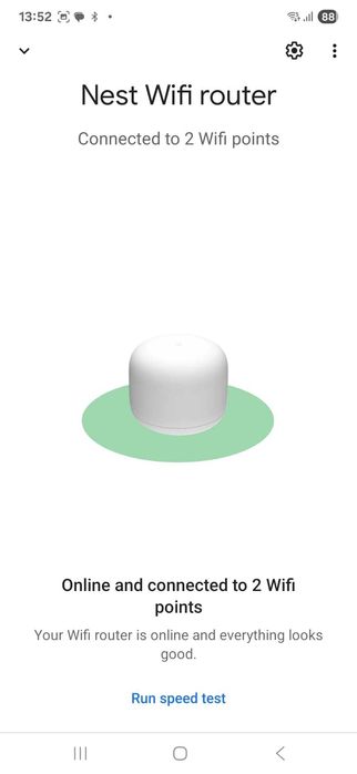 Google Nest WiFi Mesh – Router + 2 Extendere cu Google Assistant