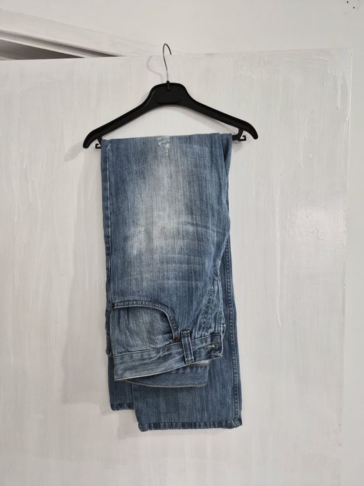 Blugi Regular Fit 501 Levi's distressed albastru deschis jeans