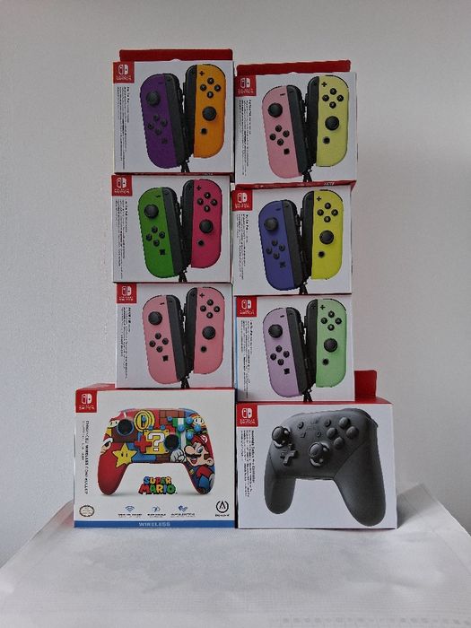 Manete joystick originale Nintendo Switch Pro Controller Joy-Con Pair