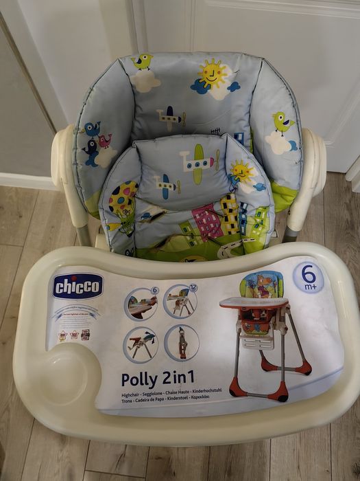 Детский стульчик CHICCO 2 in 1 для кормления