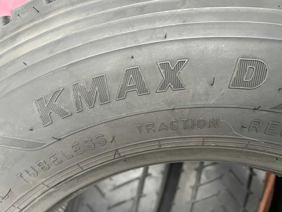 4 тежкотоварни гуми 245/70 R17.5 Goodyear KMax D 136/134M M+S DOT2021