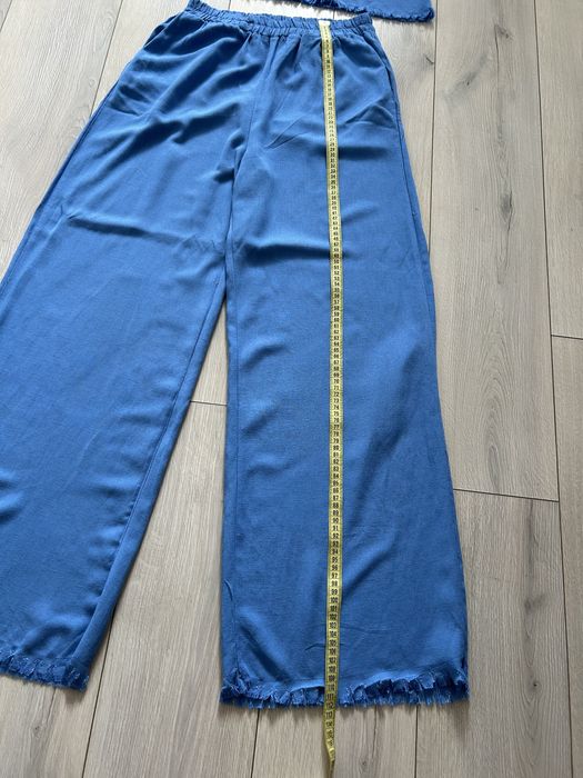 Matching two pieces summer/autumn set, Top & Wide Leg Trousers