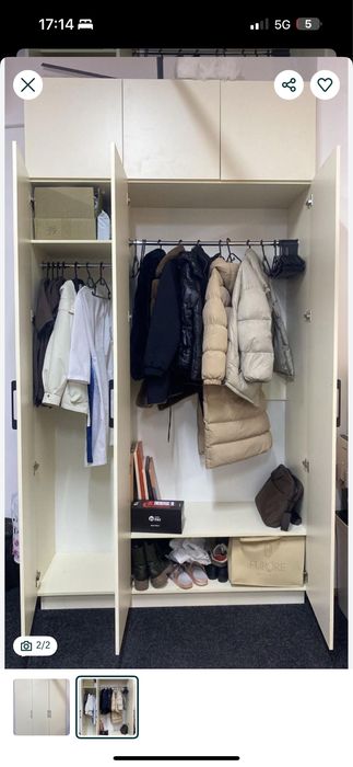 Продаю шкаф гардеробный