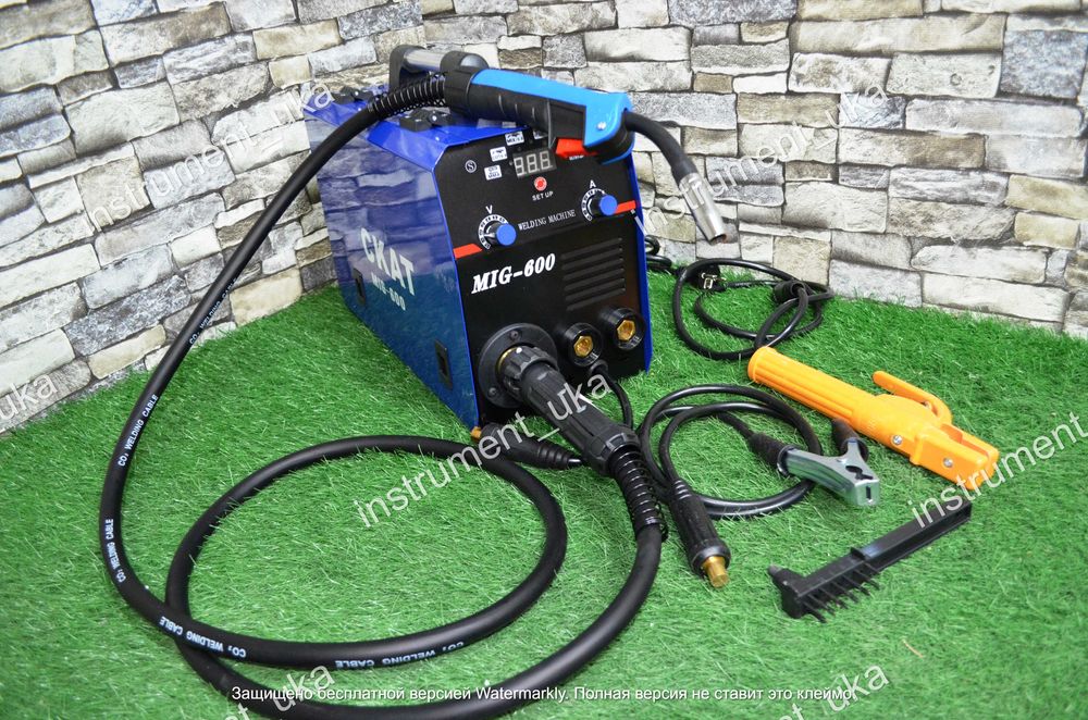 Сварочный аппарат 2в1 Скат MIG-600 (сварка полуавтомат)