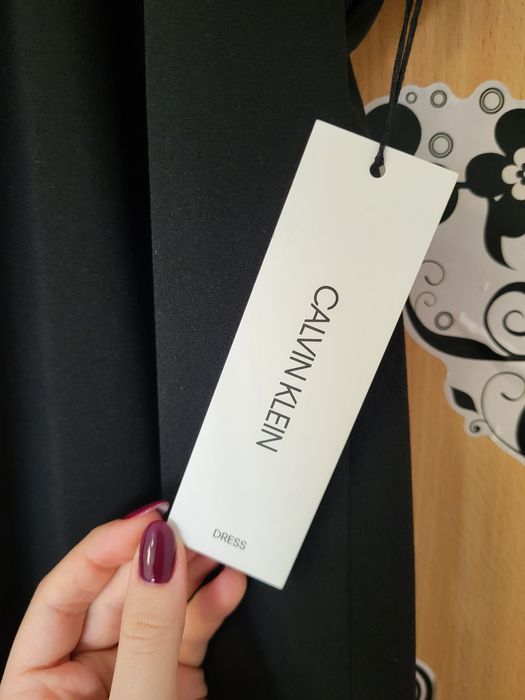 Rochie neagra Calvin Klein