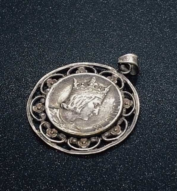 pandantiv „saint louis ix” • argint filigran