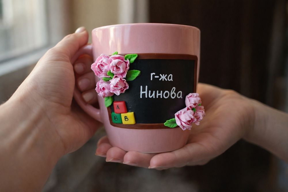 Тематични чаши от полимерна глина