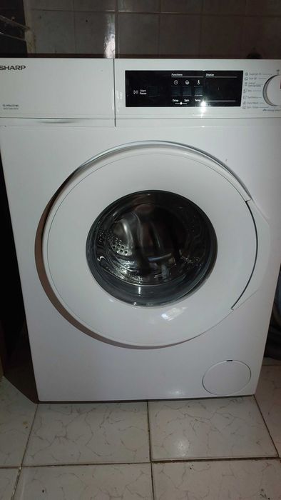 Masina de spalat rufe frontala SHARP ES-NFA6101WC-EE, 6 kg, 1000rpm, Clasa C, alb