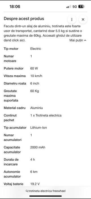 trotineta electrica