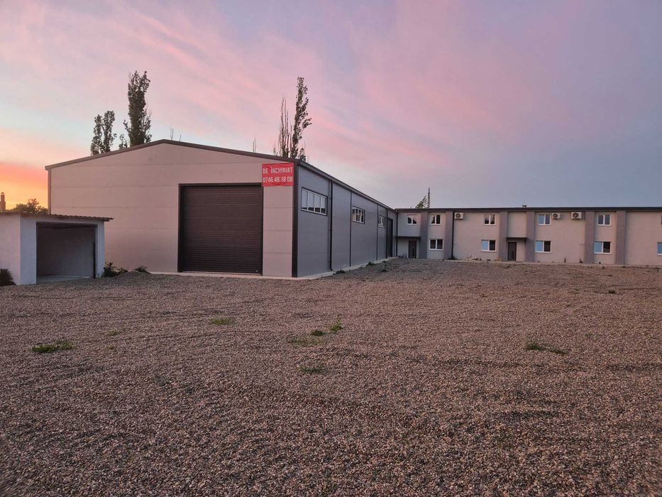 Hala si spatiu birouri de inchiriat in Savinesti- Neamt