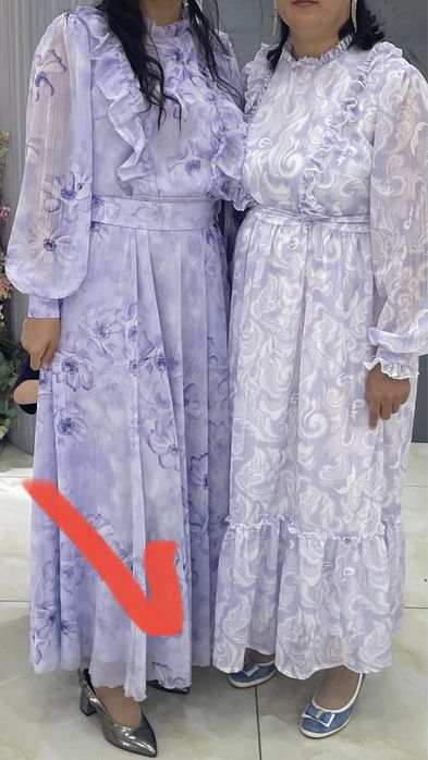 Лазер шифон 15 ке берем өте әдемі, айна тылкы көйлек