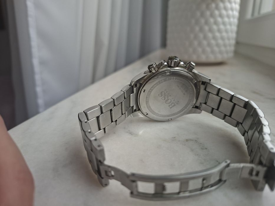 Ceas Hugo Boss cronograf albastru 10 atm