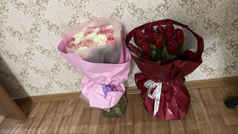 Цветы тюльпаны розы