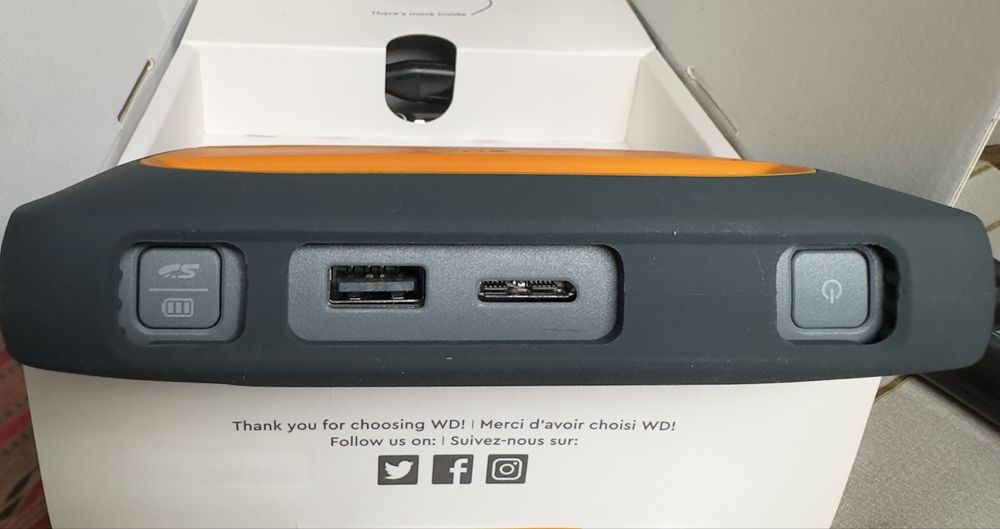 Hdd Western My Passport Wireless SSD 1 tb nou!